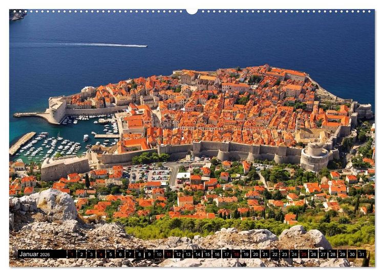 Produktbild: Dalmatien (Wandkalender 2026 DIN A2 quer), CALVENDO Monatskalender