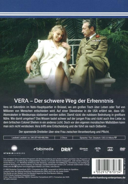 Produktbild: Vera - Der schwere Weg der Erkenntnis (DDR TV-Archiv) [2 DVDs]