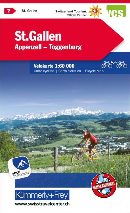 Bild vom Artikel Radwanderkarte St. Gallen - Appenzell - Toggenburg mit Ortsindex (7) vom Autor 