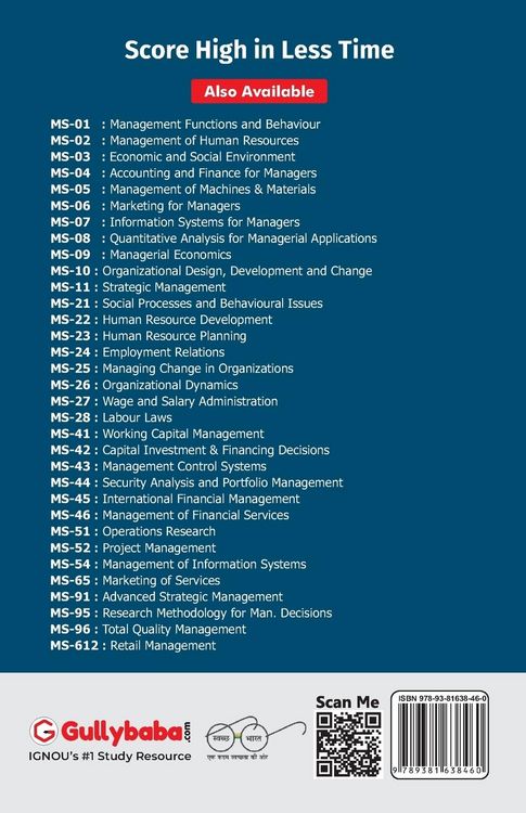 Produktbild: MS-44 Security Analysis and Portfolio Management
