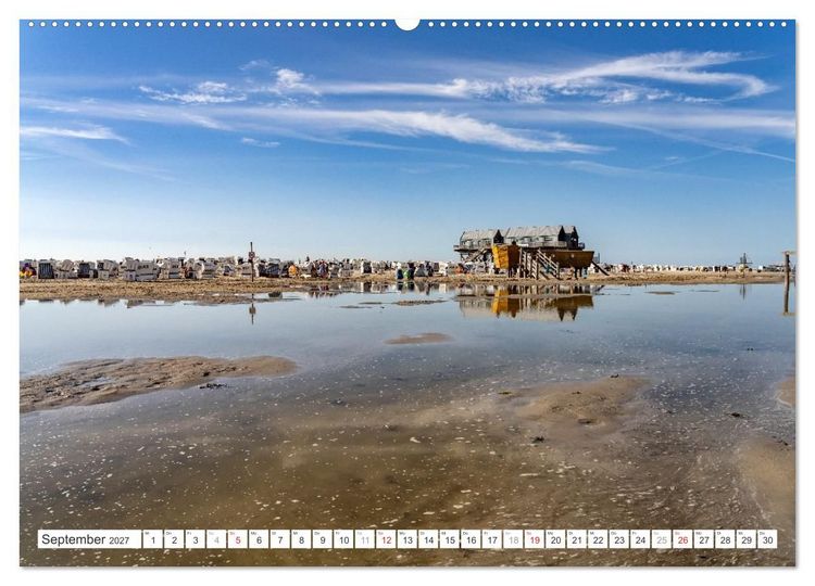 Produktbild: Meerblick - die Nordsee (Wandkalender 2027 DIN A2 quer), CALVENDO Monatskalender