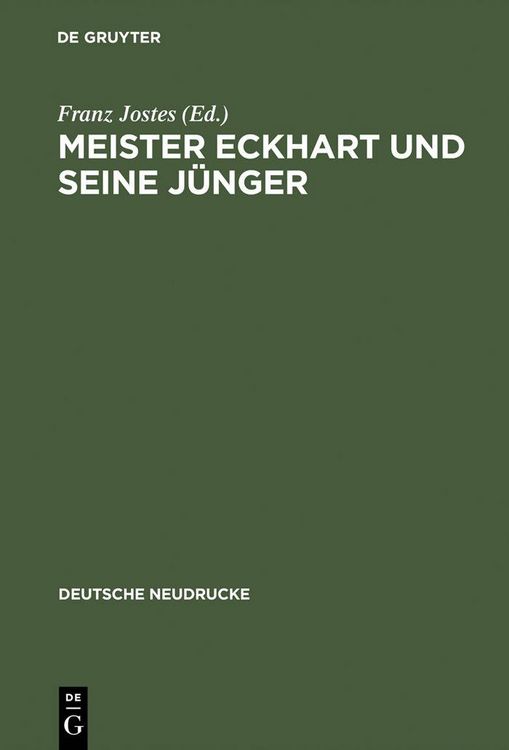 Produktbild: Meister Eckhart und seine J&uuml;nger