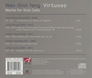 Produktbild: Virtuoso: Works for Solo Cello