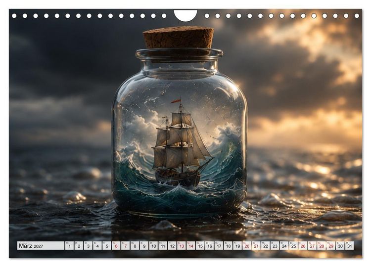 Produktbild: Eine Reise getragen von Träumen (Wandkalender 2027 DIN A4 quer), CALVENDO Monatskalender