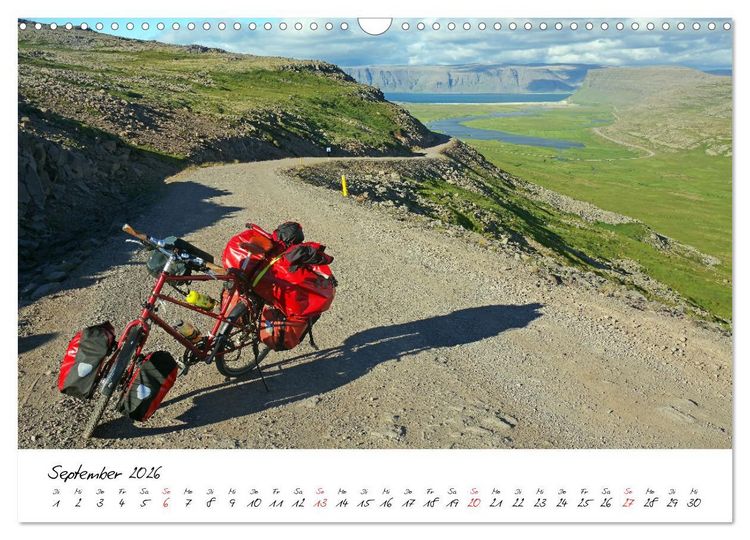 Produktbild: Abenteuer Radreisen (Wandkalender 2026 DIN A3 quer), CALVENDO Monatskalender