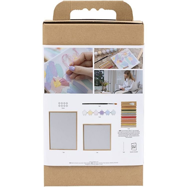 Produktbild: Creativ Company Kreativ Set Stickereien, Bilder, Pastellfarben