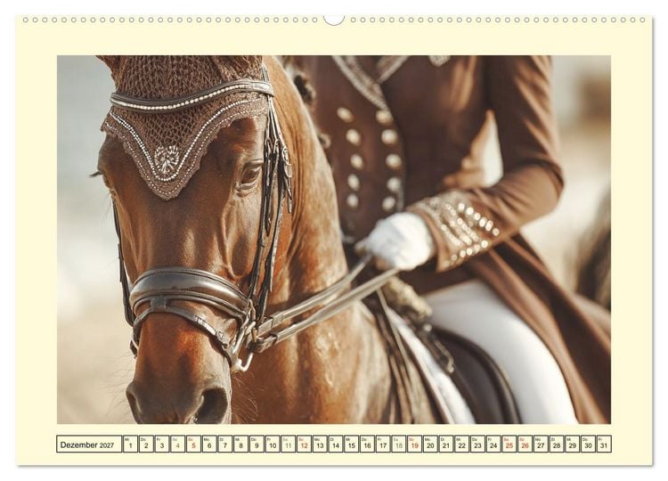 Produktbild: Pferdesport Impressionen. Eleganz, Kraft und Vertrauen (Wandkalender 2027 DIN A2 quer), CALVENDO Monatskalender