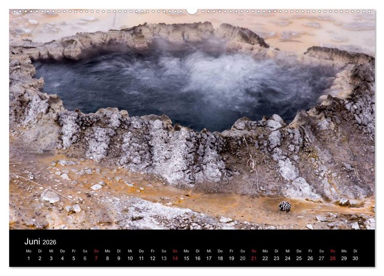 Produktbild: Yellowstone Impressionen (Wandkalender 2026 DIN A2 quer), CALVENDO Monatskalender