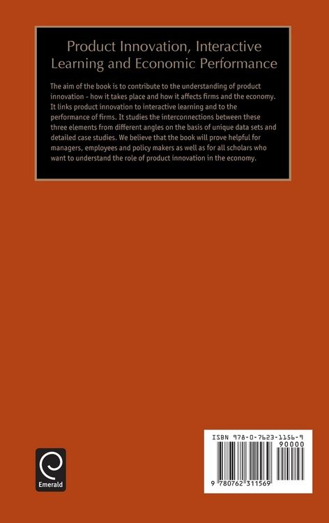 Produktbild: Product Innovation, Interactive Learning and Economic Performance