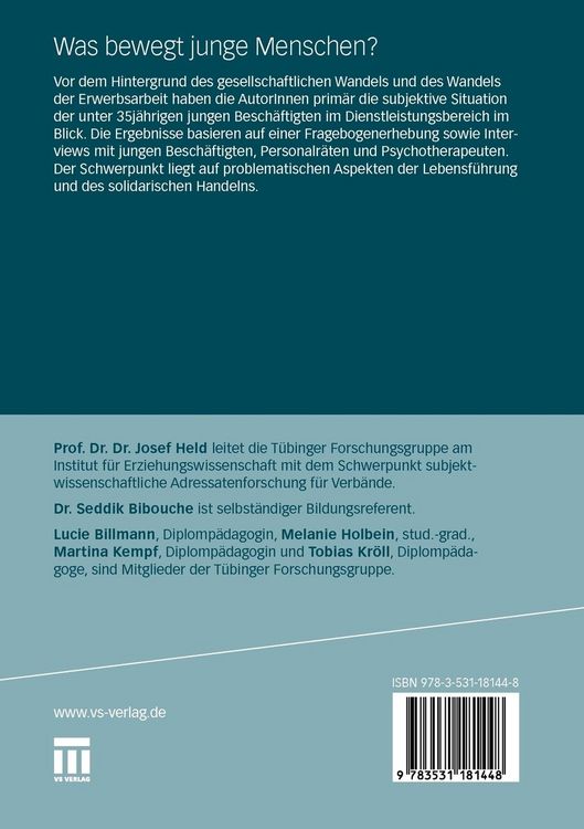 Produktbild: Was bewegt junge Menschen?
