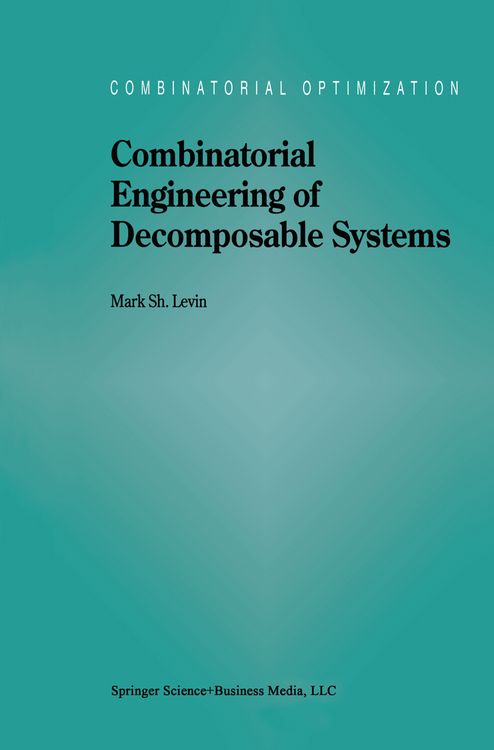 Produktbild: Combinatorial Engineering of Decomposable Systems