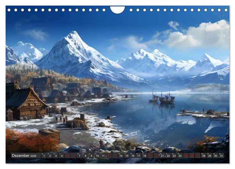 Produktbild: Das Leben damals im Norden (Wandkalender 2026 DIN A4 quer), CALVENDO Monatskalender