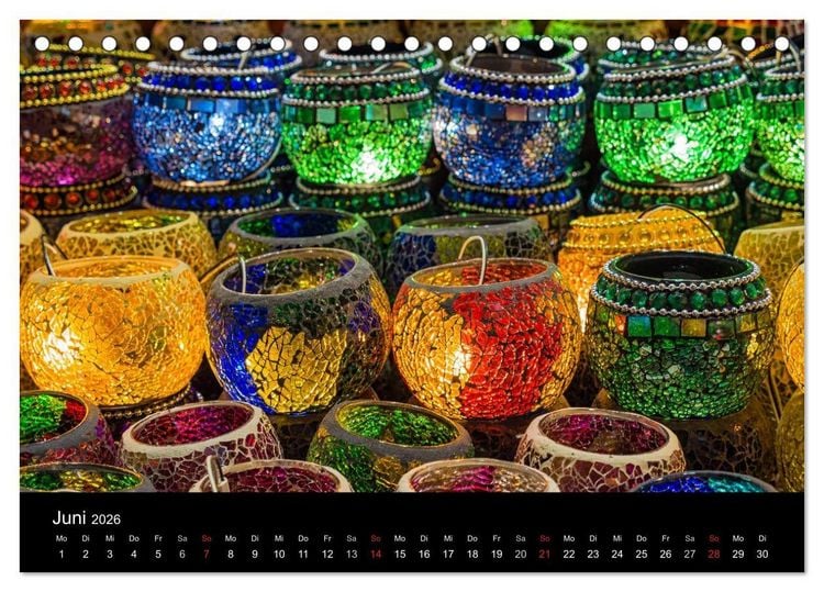Produktbild: Unterwegs in Istanbul (Tischkalender 2026 DIN A5 quer), CALVENDO Monatskalender
