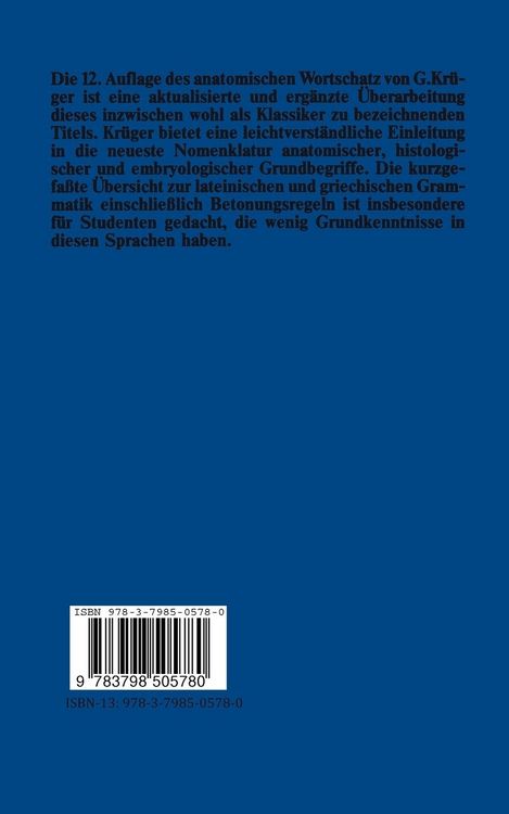 Produktbild: Der anatomische Wortschatz