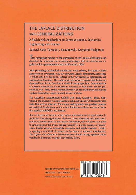 Produktbild: The Laplace Distribution and Generalizations