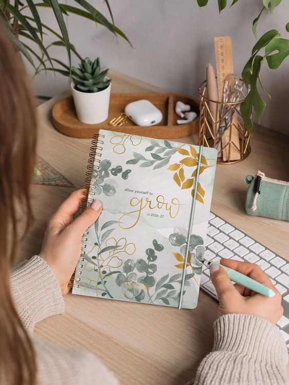 Produktbild: Sch&uuml;lerkalender 2026/2027 "Bloom" | A5, Kunststoff