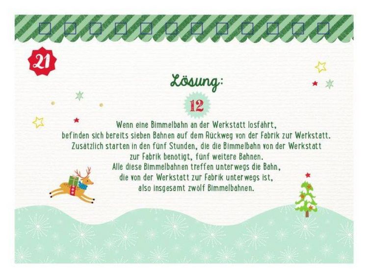 Produktbild: 24 knifflig-gute Weihnachtsr&auml;tsel