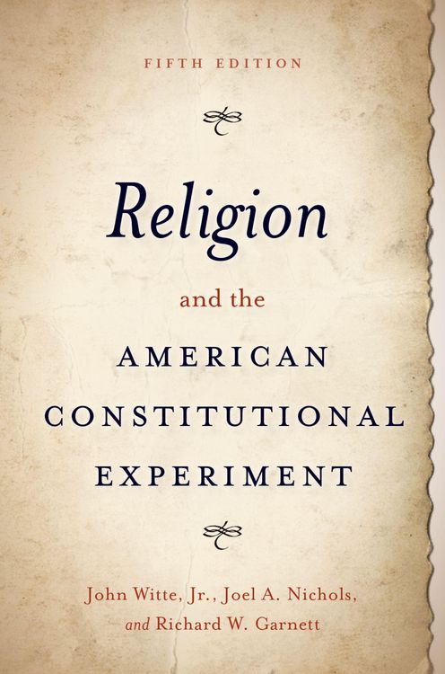 Produktbild: Religion and the American Constitutional Experiment