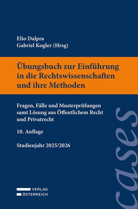 Produktbild: &Uuml;bungsbuch zur Einf&uuml;hrung in die Rechtswissenschaften und ihre Methoden