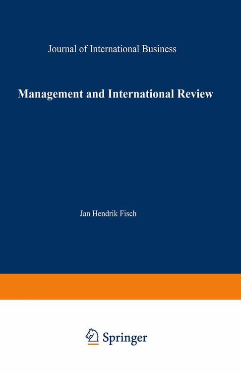 Produktbild: Management International Review