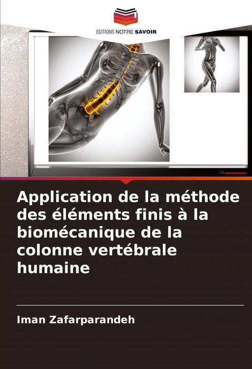 Produktbild: Application de la m&eacute;thode des &eacute;l&eacute;ments finis &agrave; la biom&eacute;canique de la colonne vert&eacute;brale humaine