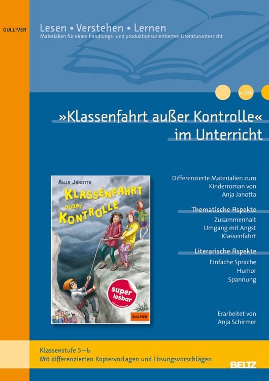 Produktbild: &raquo;Klassenfahrt au&szlig;er Kontrolle&laquo; im Unterricht