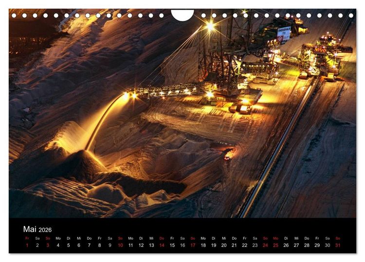 Produktbild: Der Tagebau (Wandkalender 2026 DIN A4 quer), CALVENDO Monatskalender