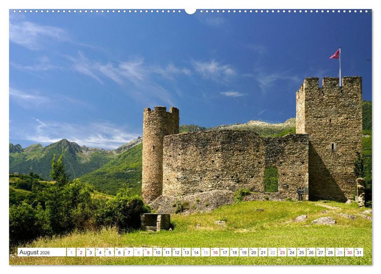 Produktbild: Frankreich - die Pyren&auml;en (hochwertiger Premium Wandkalender 2026 DIN A2 quer), Kunstdruck in Hochglanz