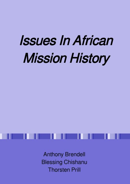 Produktbild: Issues In African Mission History