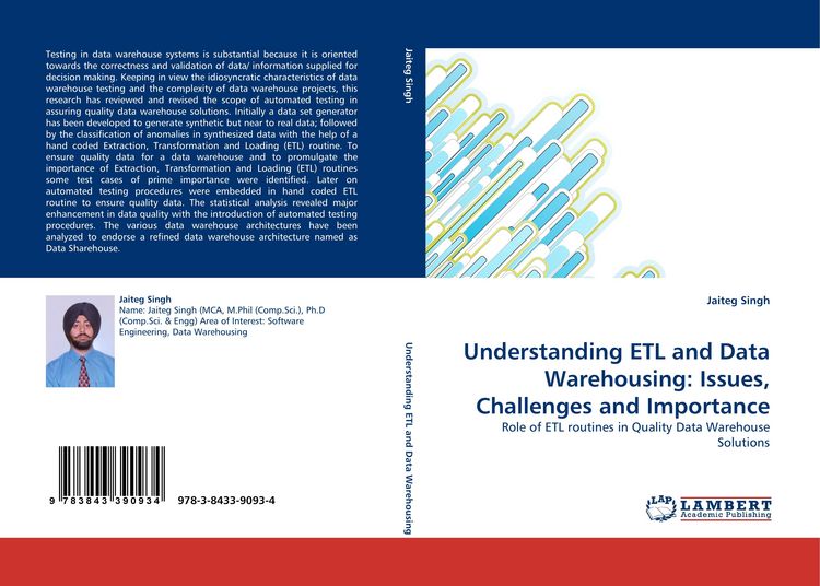 Produktbild: Understanding ETL and Data Warehousing: Issues, Challenges and Importance
