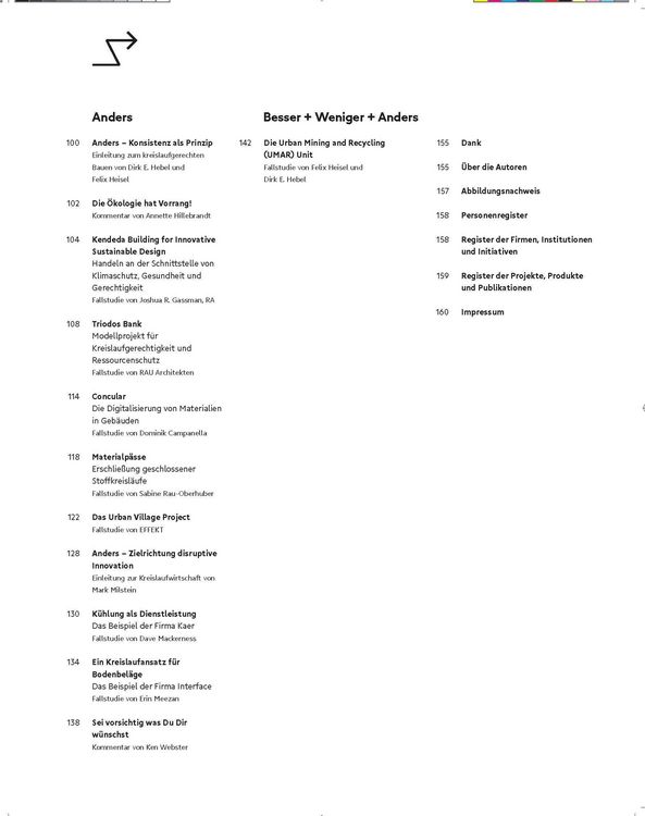 Produktbild: Besser - Weniger - Anders Bauen: Kreislaufgerechtes Bauen und Kreislaufwirtschaft