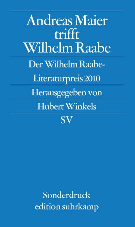 Produktbild: Apel, F: Andreas Maier trifft Wilhelm Raabe