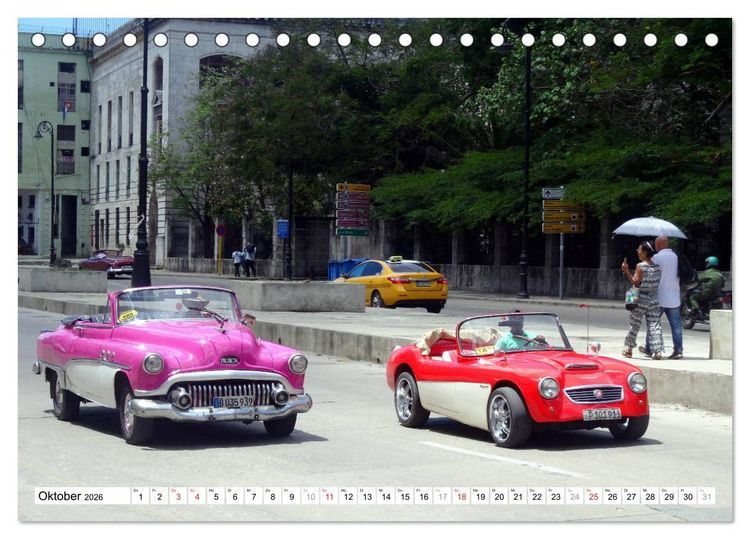 Produktbild: Englische Roadster - Oldtimer Schmuckst&uuml;cke der F&uuml;nfziger Jahre (Tischkalender 2026 DIN A5 quer), CALVENDO Monatskalender