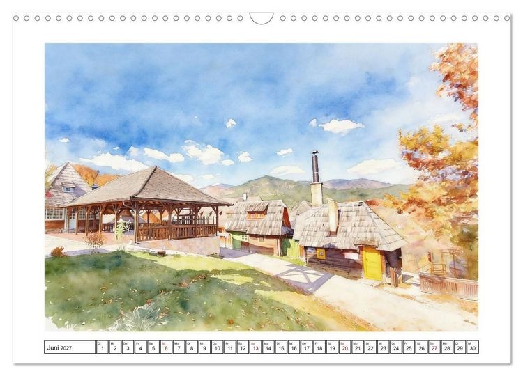 Produktbild: Abwechslungsreiches Serbien (Wandkalender 2027 DIN A3 quer), CALVENDO Monatskalender