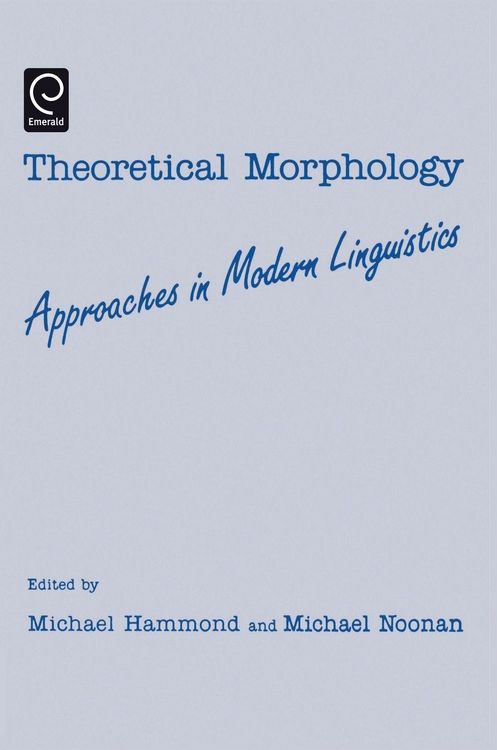 Produktbild: Theoretical Morphology