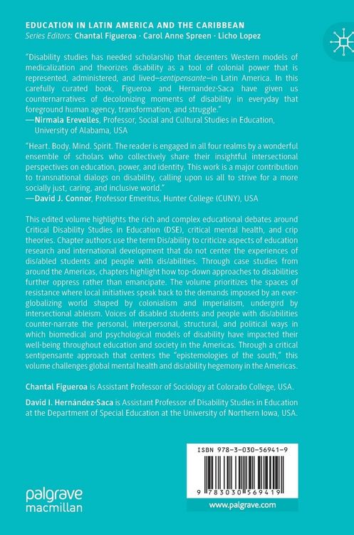 Produktbild: Dis/ability in the Americas