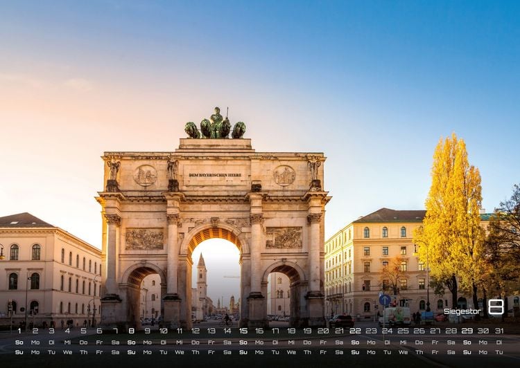 Produktbild: M&uuml;nchen - Zwischen Alpenblick und Altstadtflair - 2027 - Kalender DIN A2