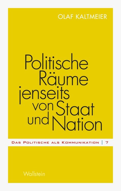 Produktbild: Politische R&auml;ume jenseits von Staat und Nation