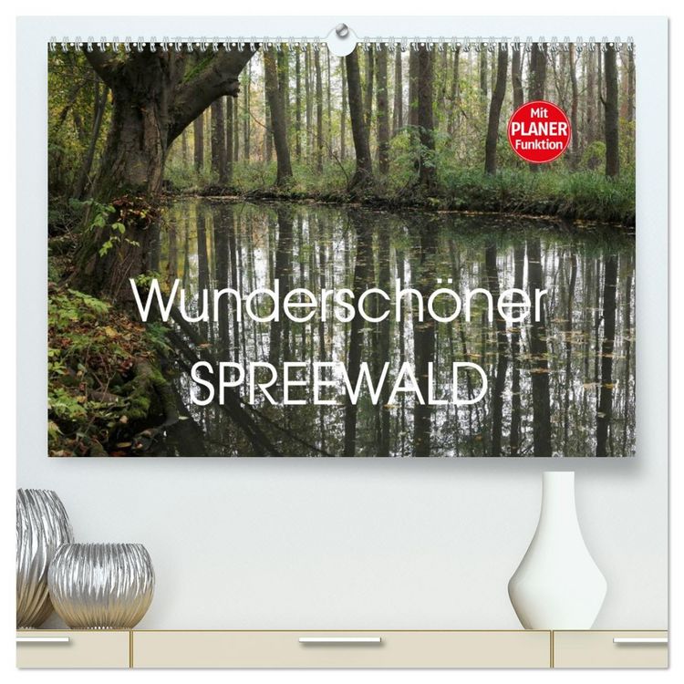 Produktbild: Wundersch&ouml;ner Spreewald (hochwertiger Premium Wandkalender 2026 DIN A2 quer), Kunstdruck in Hochglanz