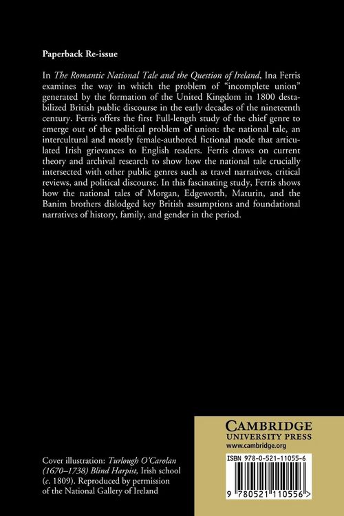 Produktbild: The Romantic National Tale and the Question of Ireland