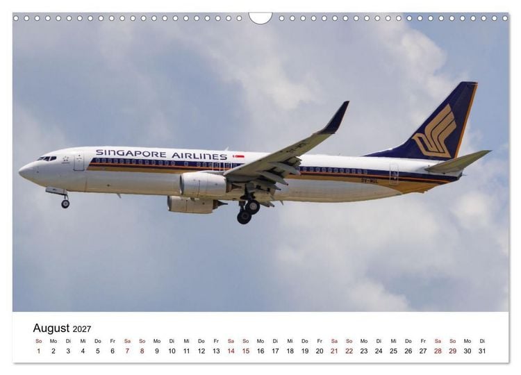 Produktbild: Boeing 737 - Die Baby Boeing (Wandkalender 2027 DIN A3 quer), CALVENDO Monatskalender