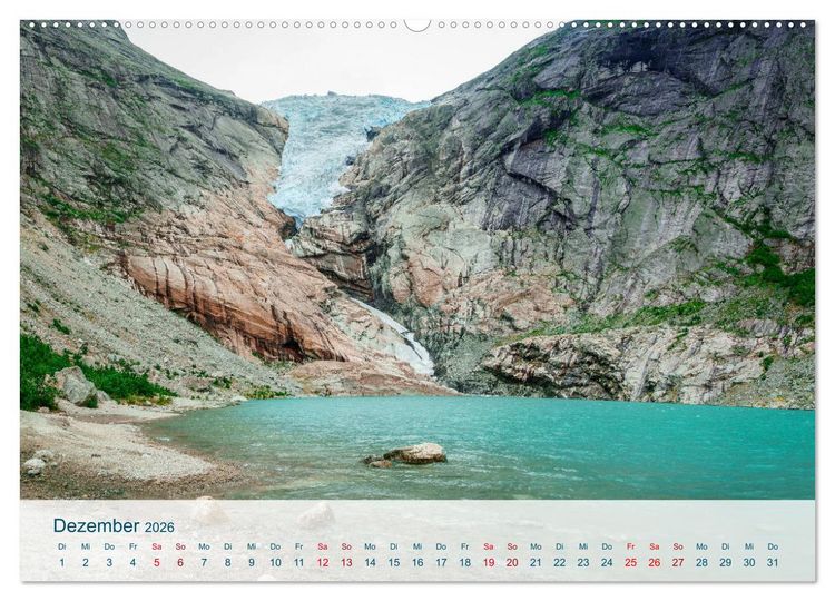 Produktbild: Norwegen von Oslo bis &Aring;lesund (hochwertiger Premium Wandkalender 2026 DIN A2 quer), Kunstdruck in Hochglanz