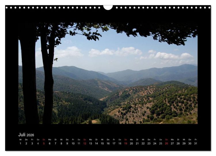 Produktbild: Landschaften Andalusiens (Wandkalender 2026 DIN A3 quer), CALVENDO Monatskalender