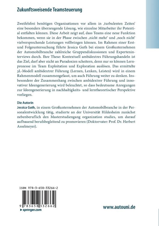 Produktbild: Zukunftsweisende Teamsteuerung