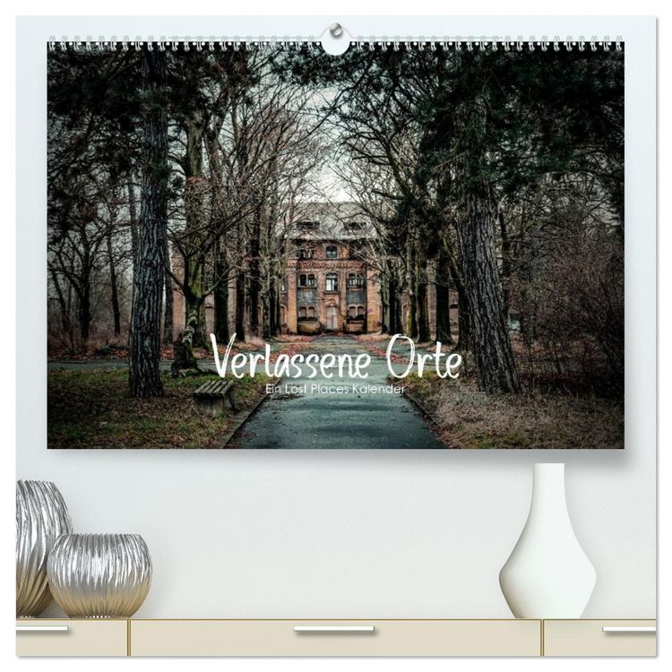 Produktbild: Verlassene Orte - Ein Lost Places Kalender (hochwertiger Premium Wandkalender 2026 DIN A2 quer), Kunstdruck in Hochglanz