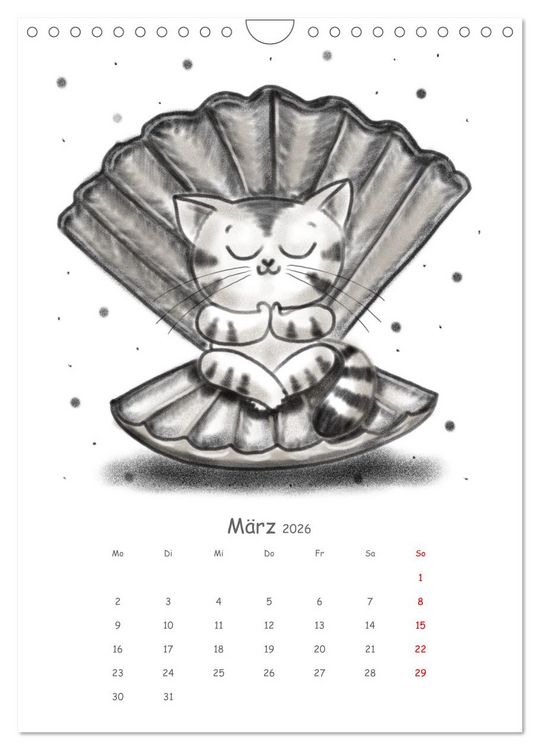 Produktbild: LEOPOLD DER DRITTE - Ein unglaublich liebenswerter Kater (Wandkalender 2026 DIN A4 hoch), CALVENDO Monatskalender