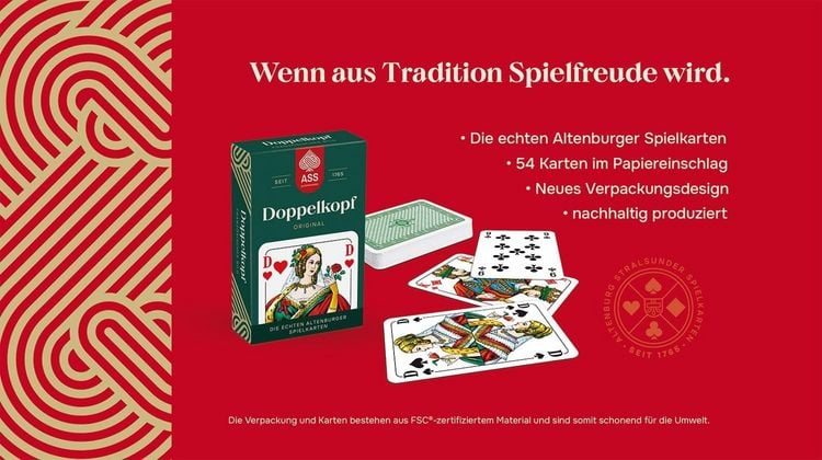 Produktbild: Doppelkopf, franz&ouml;sisches Bild, in Faltschachtel