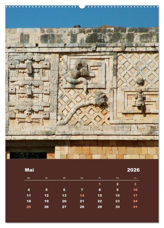 Produktbild: Klassisches Mexiko (hochwertiger Premium Wandkalender 2026 DIN A2 hoch), Kunstdruck in Hochglanz