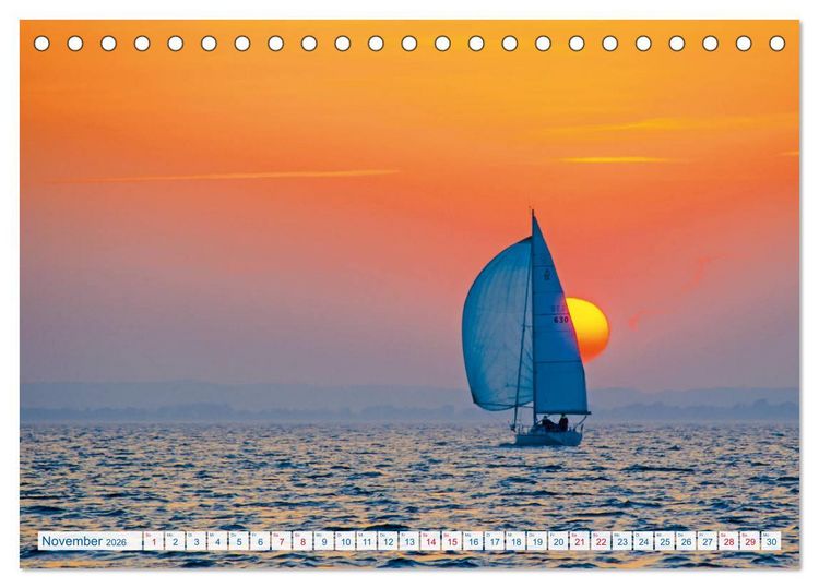 Produktbild: Flensburg Fjord (Tischkalender 2026 DIN A5 quer), CALVENDO Monatskalender
