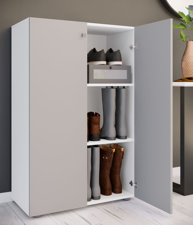 Produktbild: Holz Schuhschrank Schuhregal Schuhkommode Lona 3